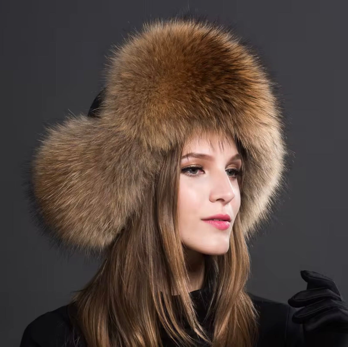 Fox Trooper Hat with Water Repellent Fabric Shell