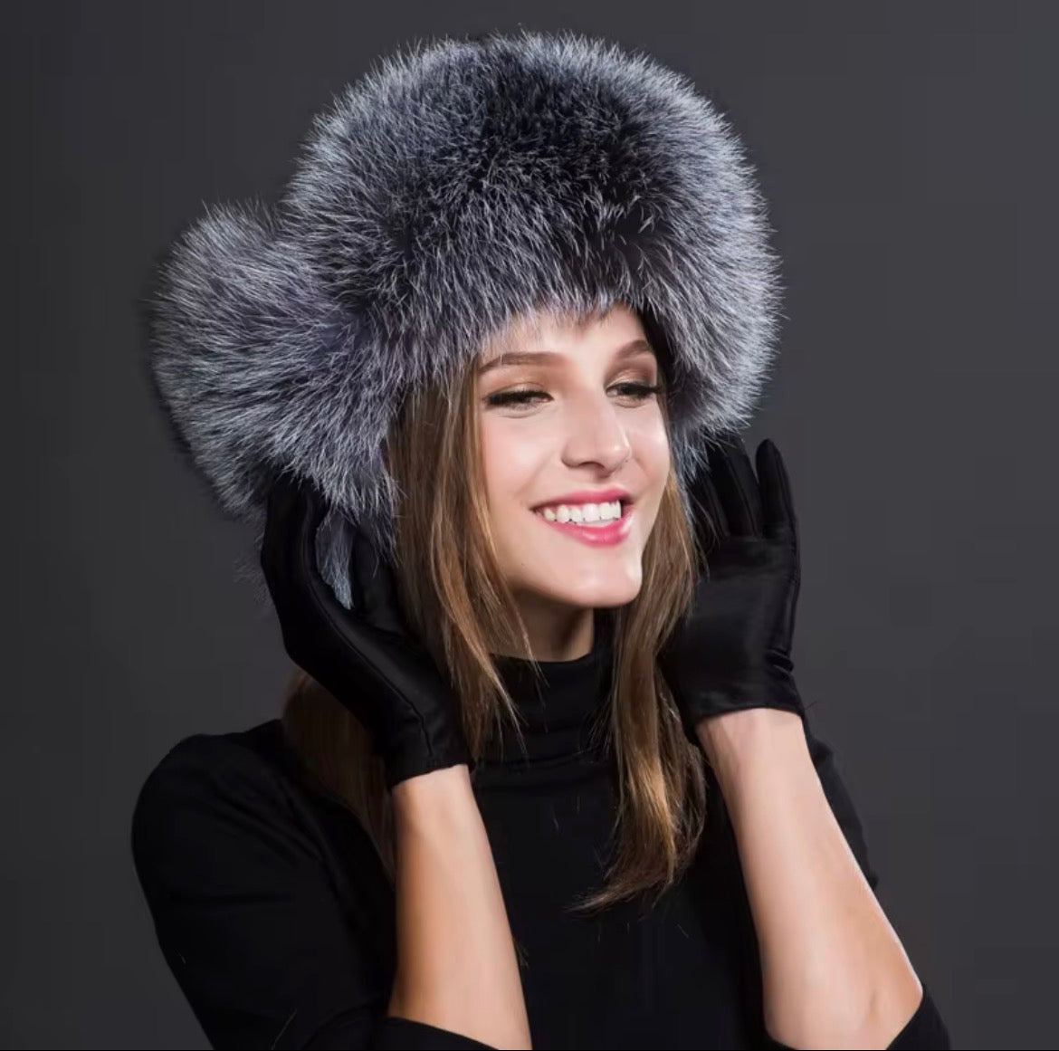Fox Trooper Hat with Water Repellent Fabric Shell