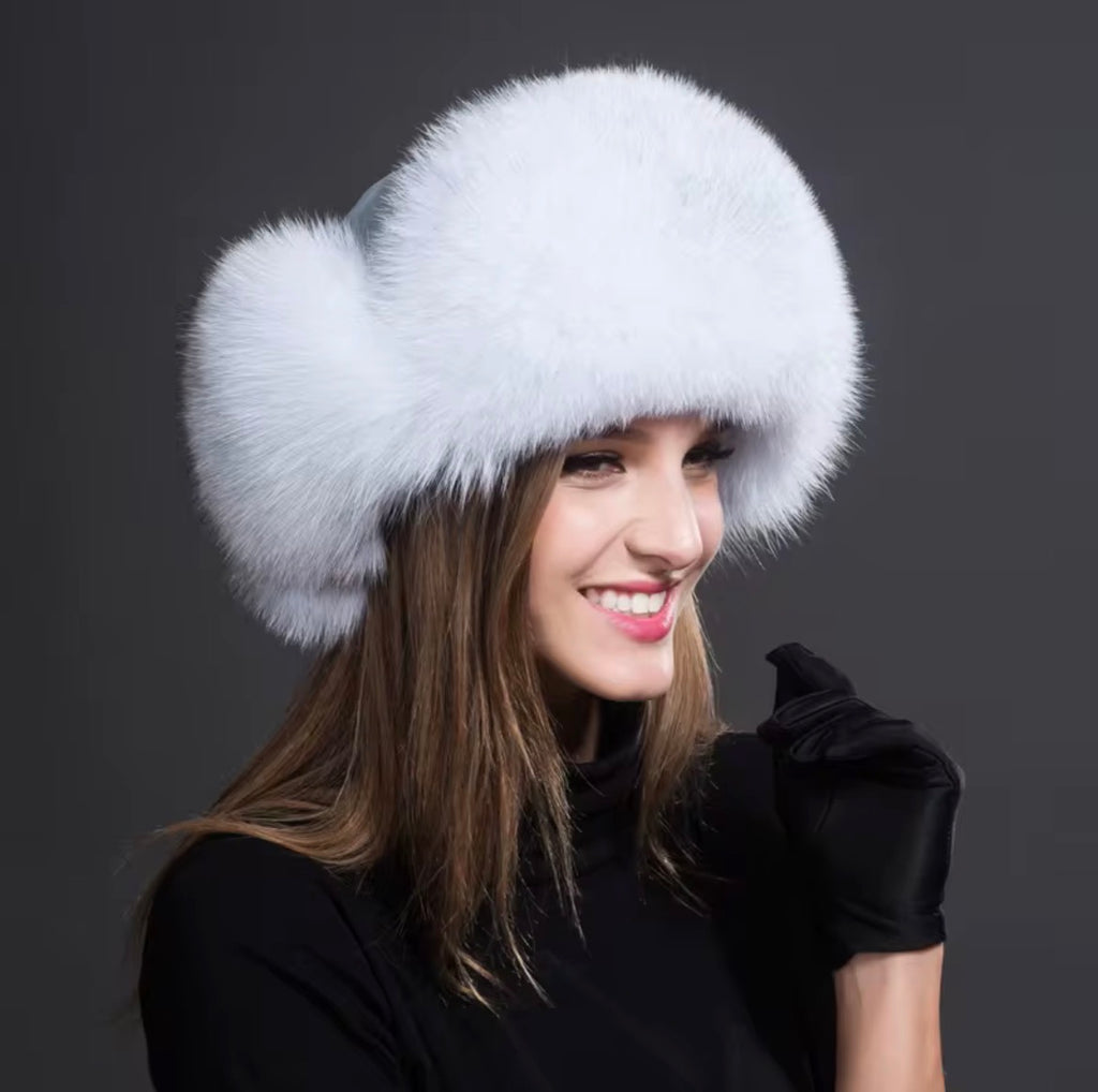 Fox Trooper Hat with Water Repellent Fabric Shell